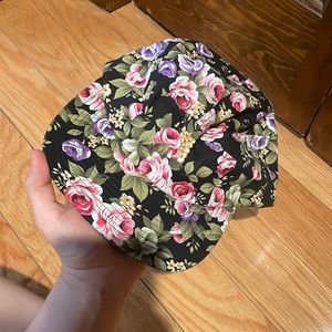 5 panel floral hat